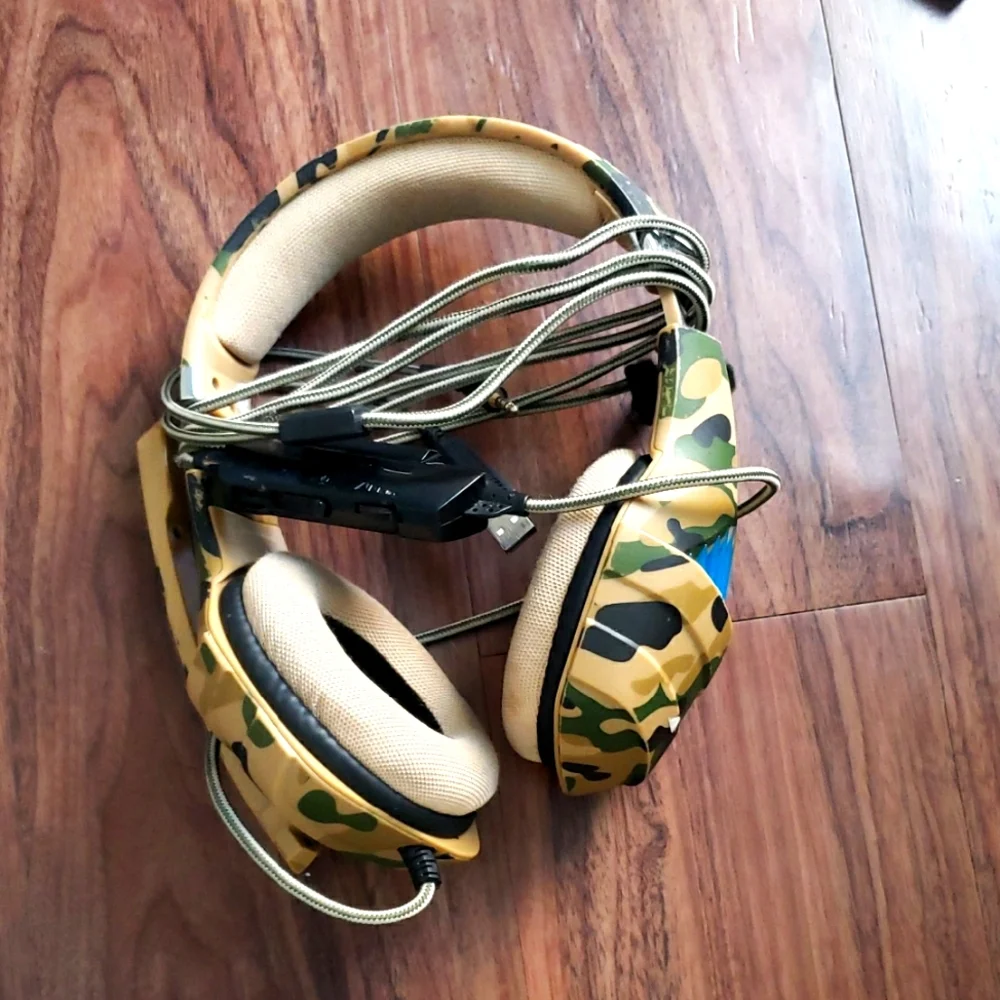 Camouflage Gaming Headset